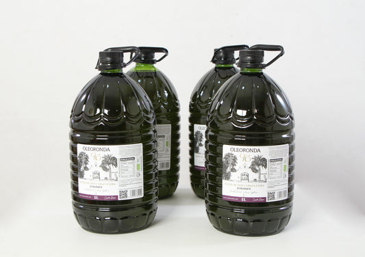 Pack 4 AOVE Ecológico Coupage Picual Lechín y Hojiblanco 5 L