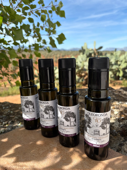 Pack 4 AOVE Ecológico Coupage Picual Lechín y Hojiblanco 100 ml